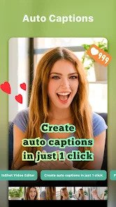 inshot auto captions